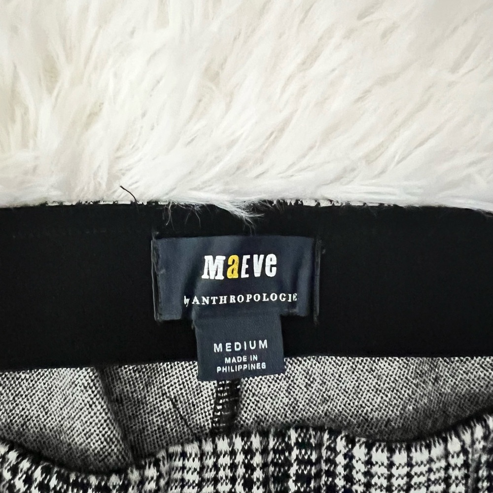 Maeve Black & Gray Plaid Boot-Cut Pants - Picture 8 of 10